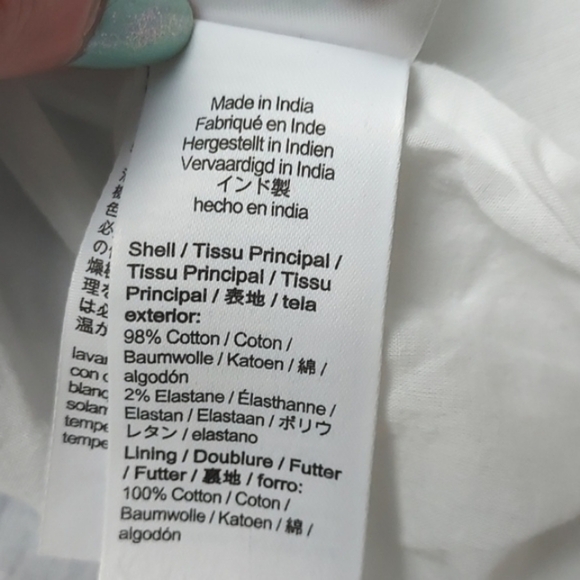 J. CREW Tiered Midi Ruffle Dress Blue White Stripe Size 2 - Picture 11 of 14